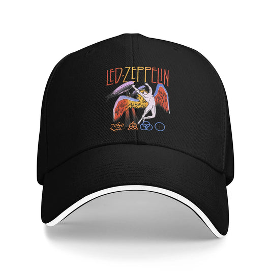 Rock band Led Zeppelin's falling angel Baseball Cap