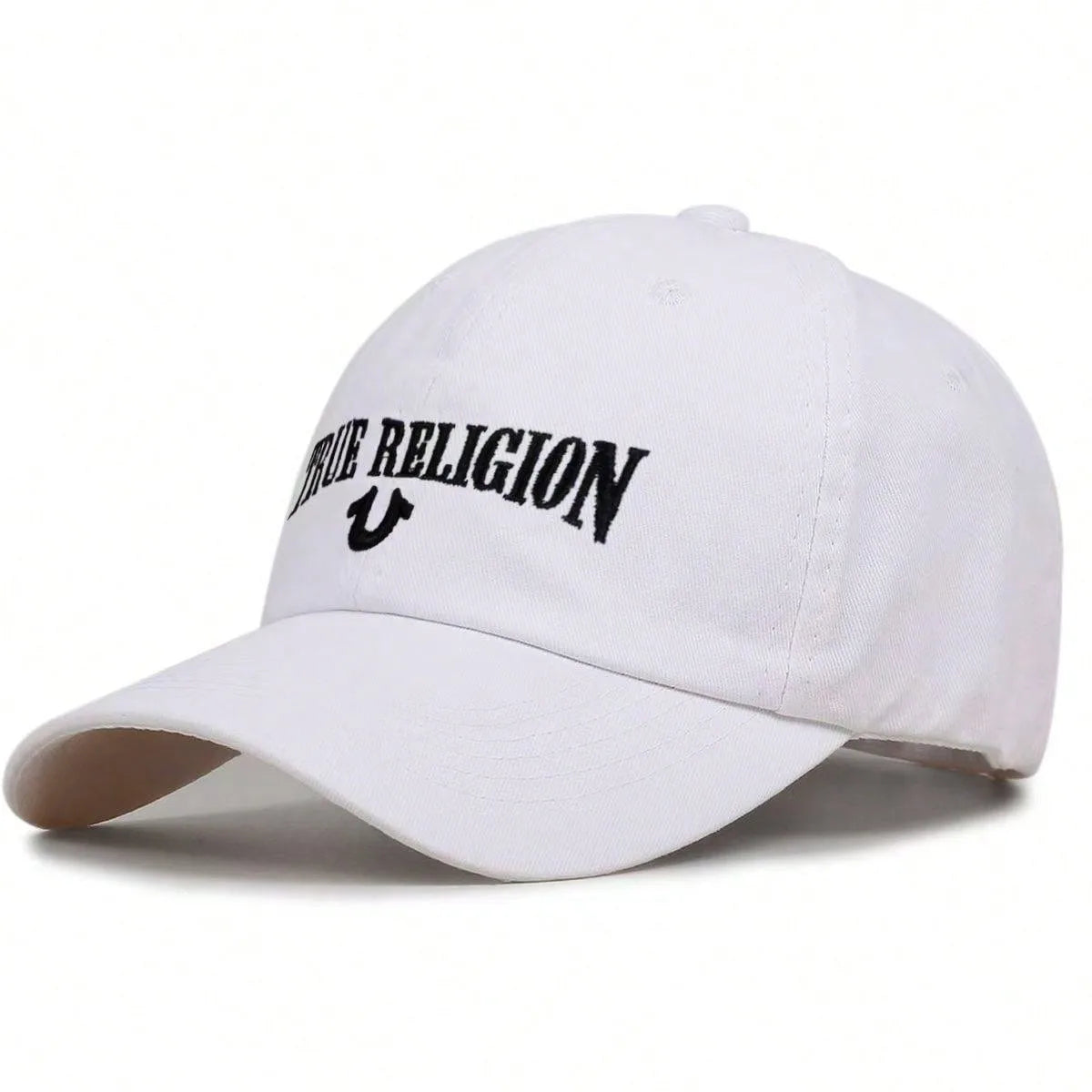 Fashionable letter embroidered baseball cap for men and women