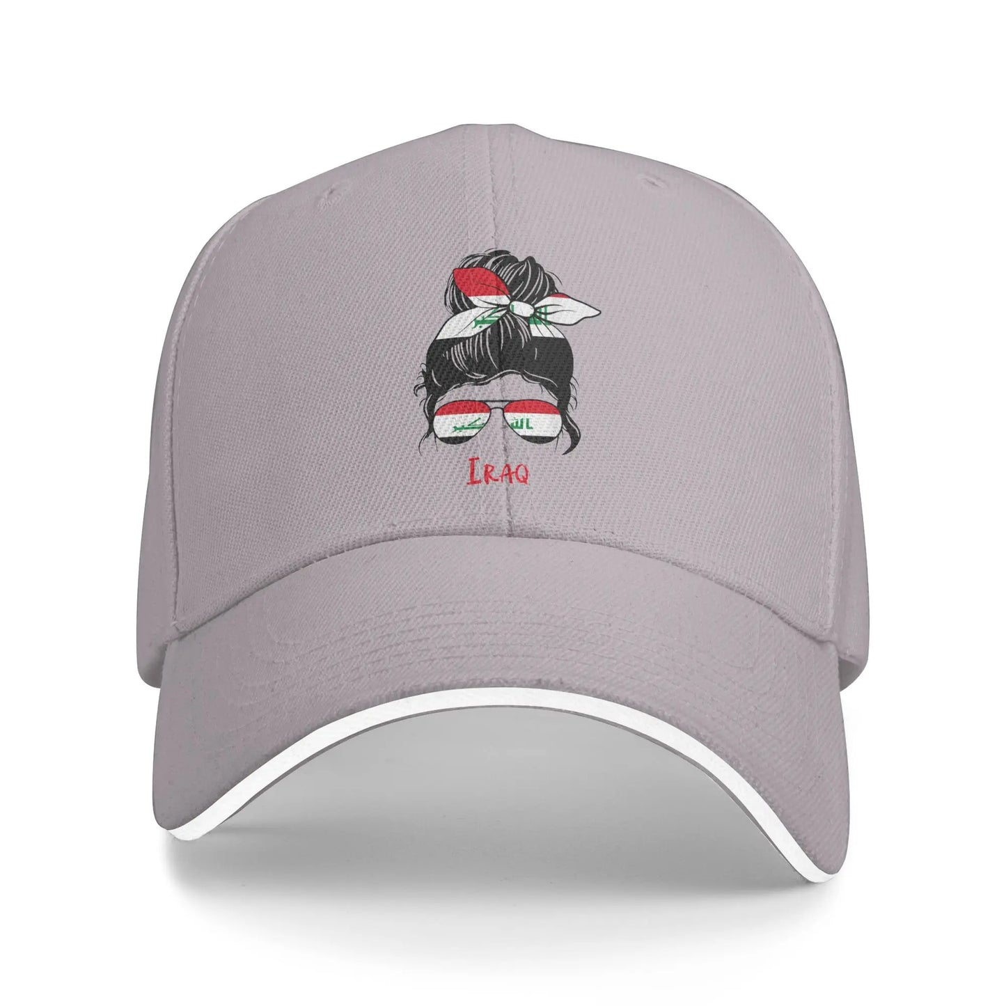 Men's Women's Iraqi Girl Iraq Girl Iraq Woman Flag Baseball Cap