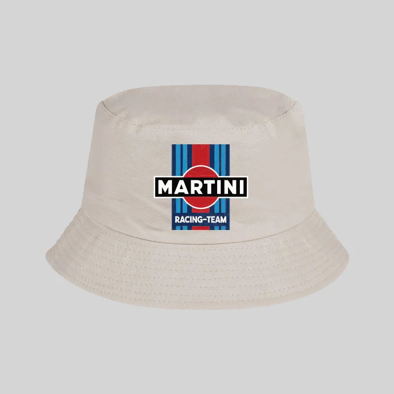 MAITINI Printed Boater Hat Retro Racing-Style Boater Hat Bucket Hat