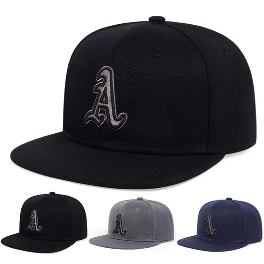 Unisex Gothic Alphabet Embroidery Hip-Hop Hats Baseball Caps Sunscreen Hat Snapback Caps