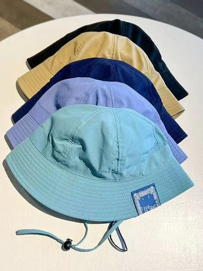 2025 Unisex Summer Cotton Bucket Hat Men Outdoor Fashion Cloth Label