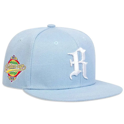 Gothic Letter R Embroidery Hip-Hop Hats Spring And Autumn Outdoor