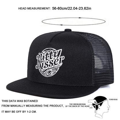 Unisex Kitty Kisser Letter Embroidery Baseball Caps Snapback Caps