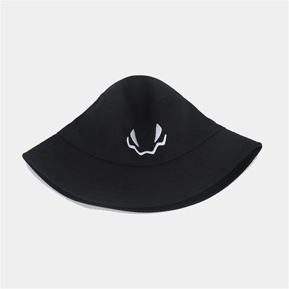 Halloween Pumpkin Embroidery Bucket Hat Double Sides