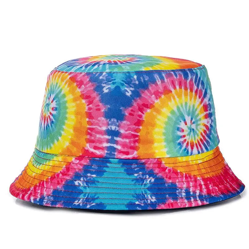 Unisex Bucket Cap Fruit Printing Hats Summer Double-sided Wear Man Women
