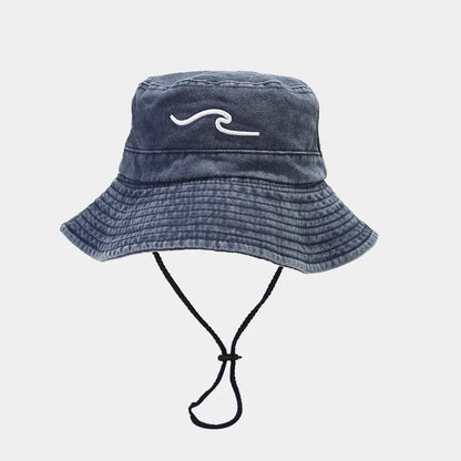 2023 Spring Cotton Embroidered Pattern Bucket Hat Fisherman Hat