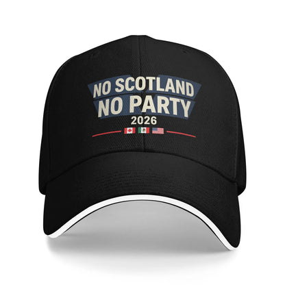 No Scotland No Party Beer Pixel Art Sandwich Cap Hip-Hop Baseball Caps