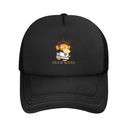 Pokemoned Yellow Duck Psyduck Trucker Caps Mesh Baseball Cap
