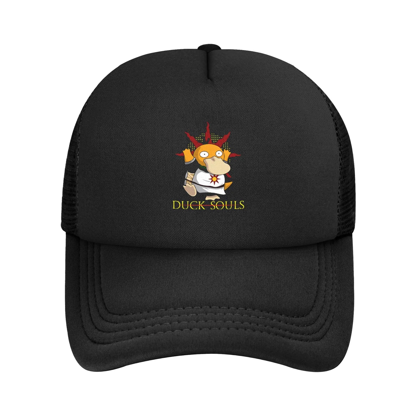 Unisex Psyduck Pokemoned Trucker Hat Mesh Baseball Caps