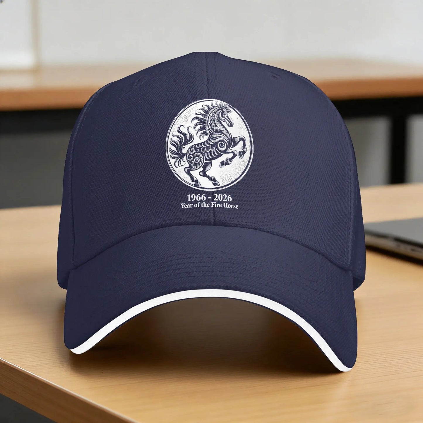 1966 2026 Year of The Fire Horse Zodiac Birth Horoscope Baseball Cap