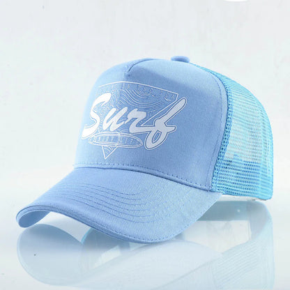 FS Red Yellow 5 Panel Baseball Cap For Men Summer