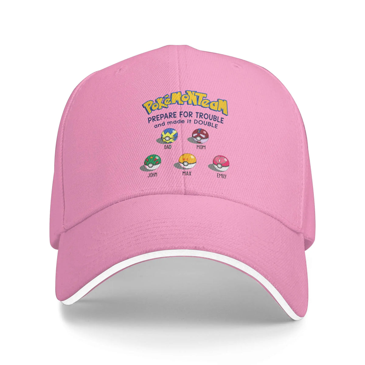 Baseball Cap Pokémon Team