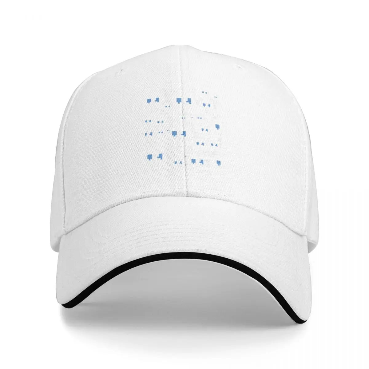 Modified Anti-Surveillance Disable Facial Recognition Pattern Baseball Cap