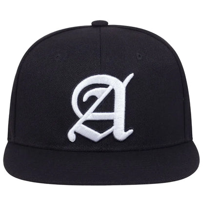 Unisex Personality A Letter Embroidery Hip-hop Hats Snapback Caps Baseball Caps Sunscreen Hat