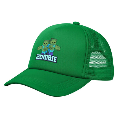 Adult Creepers Zombie Hostile Mob Character Baseball Caps