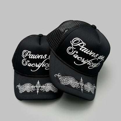 New Unisex Personal Printed Letters Wing Baseball Hats