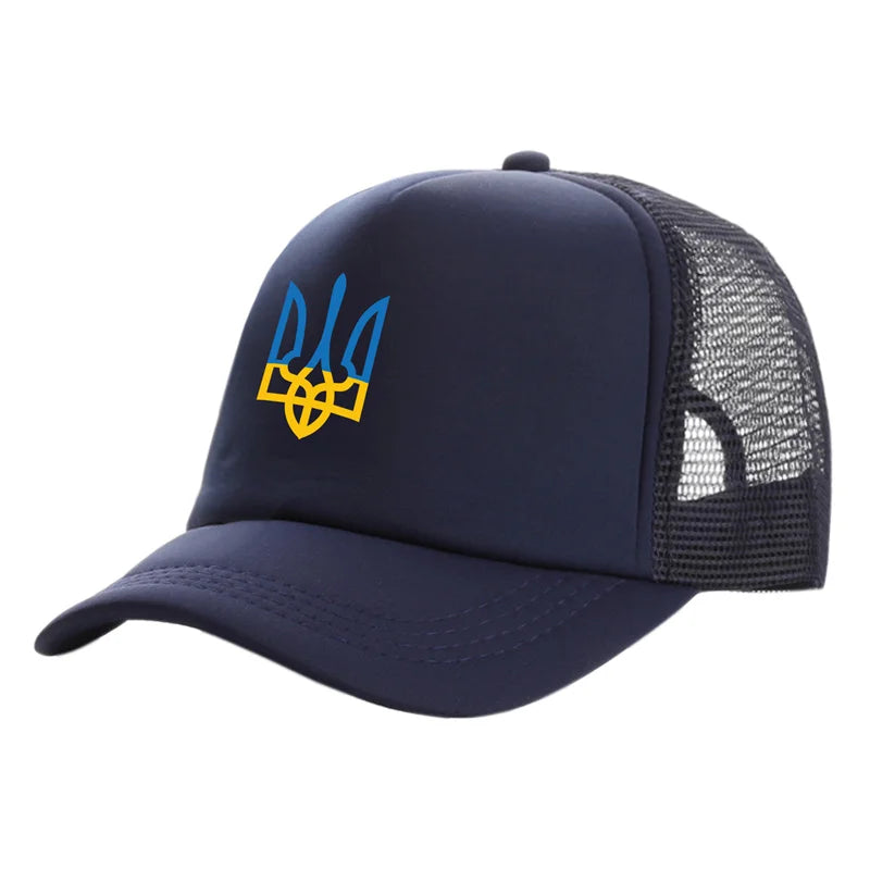 Ukraine Hat Baseball Cap Cool Summer Unisex Mesh Net Caps