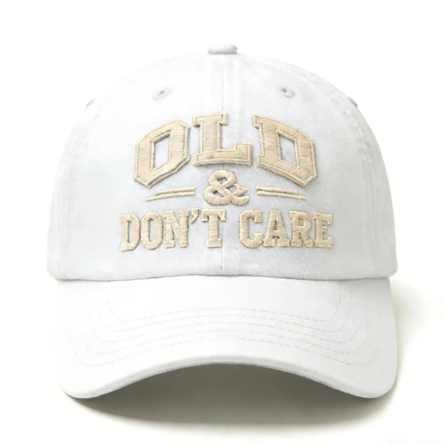 Cotton Baseball Hat Soft Vintage Old And Don'T Care Baseball Cap
