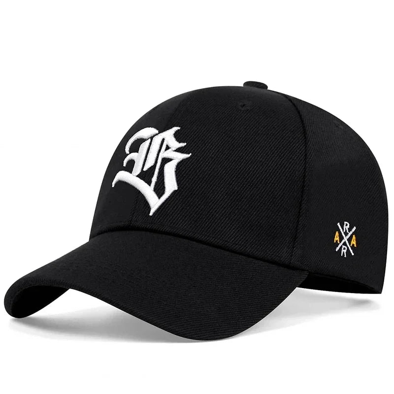 Unisex Gothic Letter Embroidery Baseball Caps