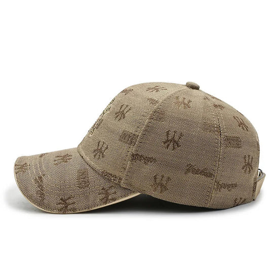 Unisex MY Letter Embroidery Baseball Caps