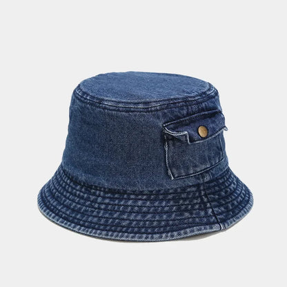 Cotton Style Bucket Hat Men Women Trendy Lightweight