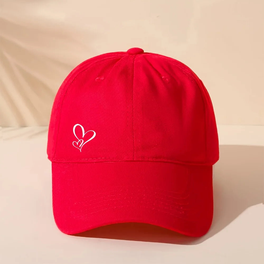 Piece of Love-Themed Printed Baseball Cap