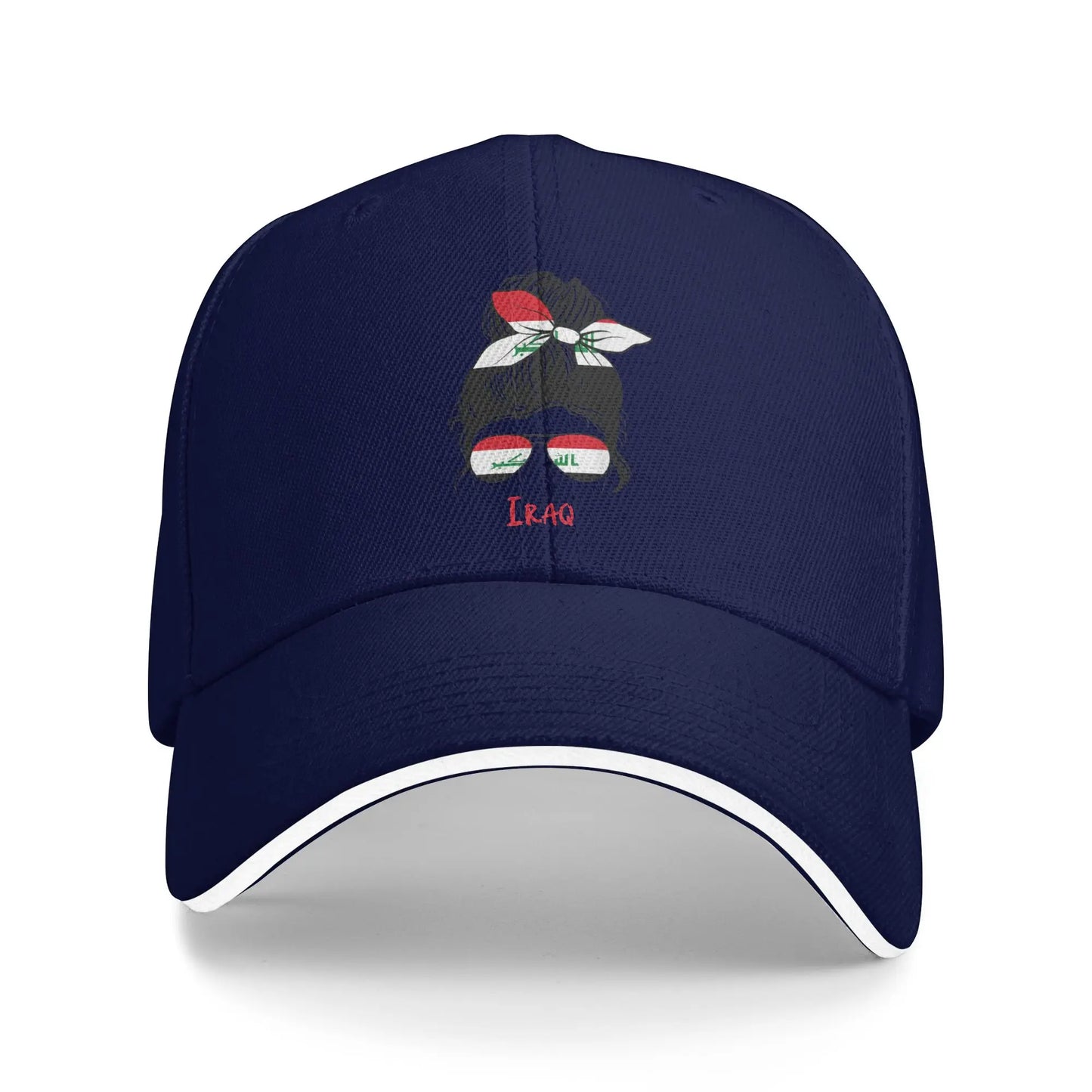 Men's Women's Iraqi Girl Iraq Girl Iraq Woman Flag Baseball Cap