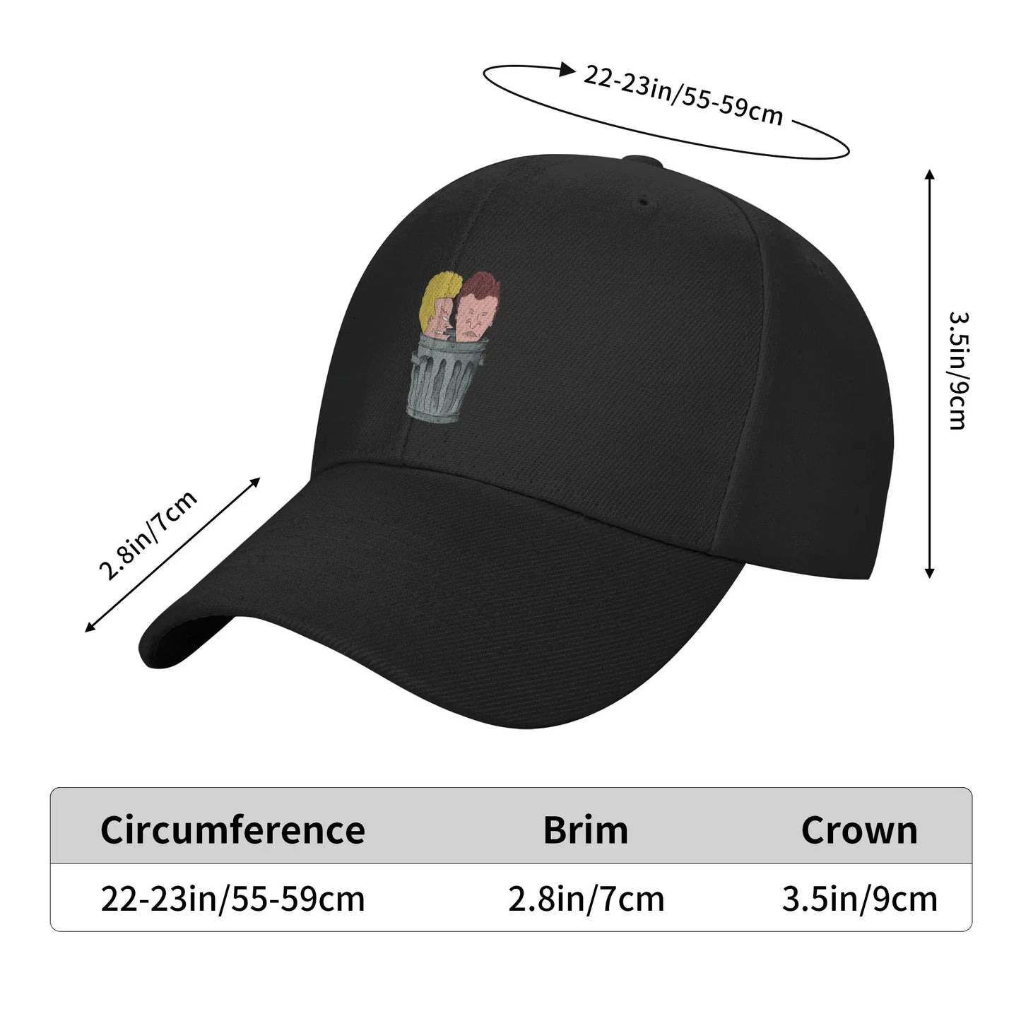 Summer IM Trash Beavis Butthead Baseball Cap
