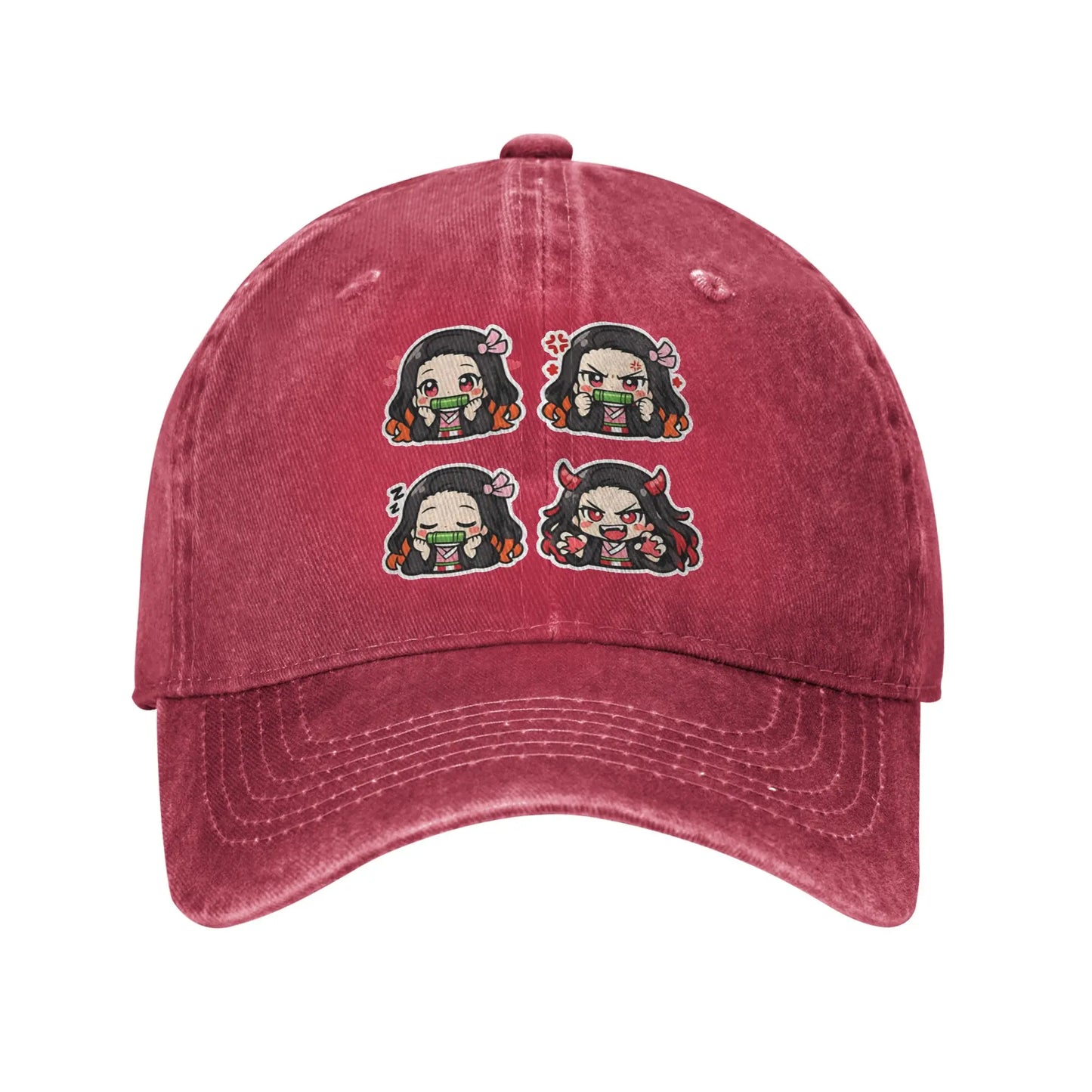 Chibi Nezuko Kamado Baseball Caps Peaked Cap Demon Slayer