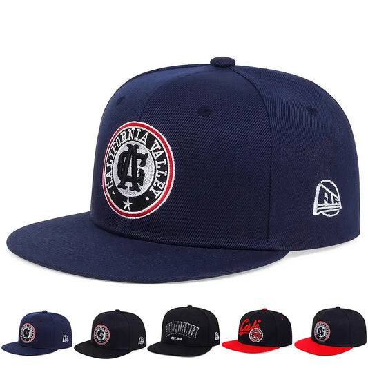 Unisex Letter Embroidery Hip-hop Hats Snapback Caps