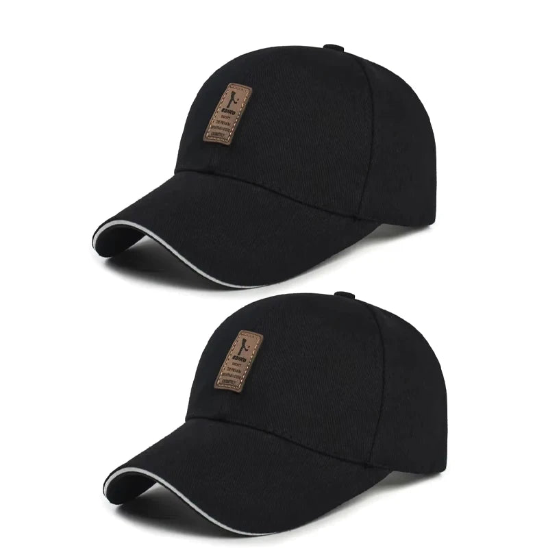 Summer Women Men Structured Baseball Cap Solid Cotton Adjustable Snapback Sunhat Outdoor Sports Hip Hop Baseball Hat Casquette