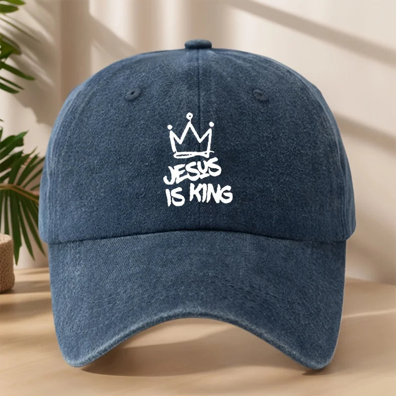 Crown Patterned Baseball Cap