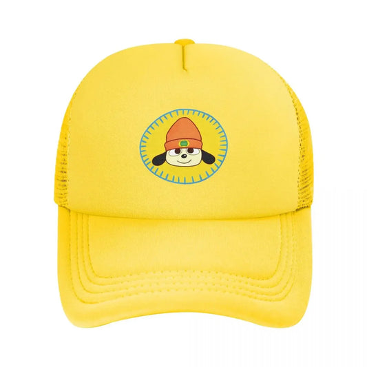 PaRappa The Rapper Patch Mesh Baseball Caps