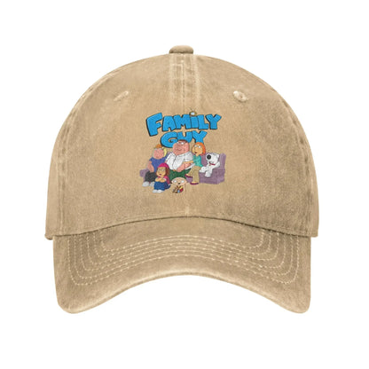 Vintage Families Cartoon Peter Griffin Meme Baseball Caps