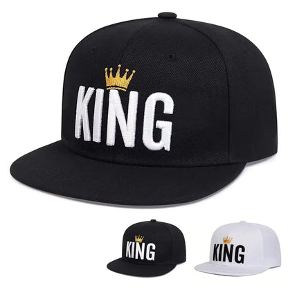 Unisex Crown KING Embroidery Hip-hop Hats Spring And Autumn Outdoor