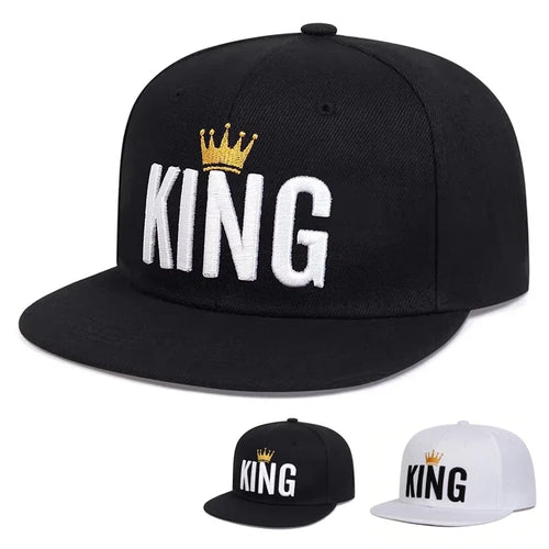 Unisex Crown KING Embroidery Hip-hop Hats Spring And Autumn Outdoor