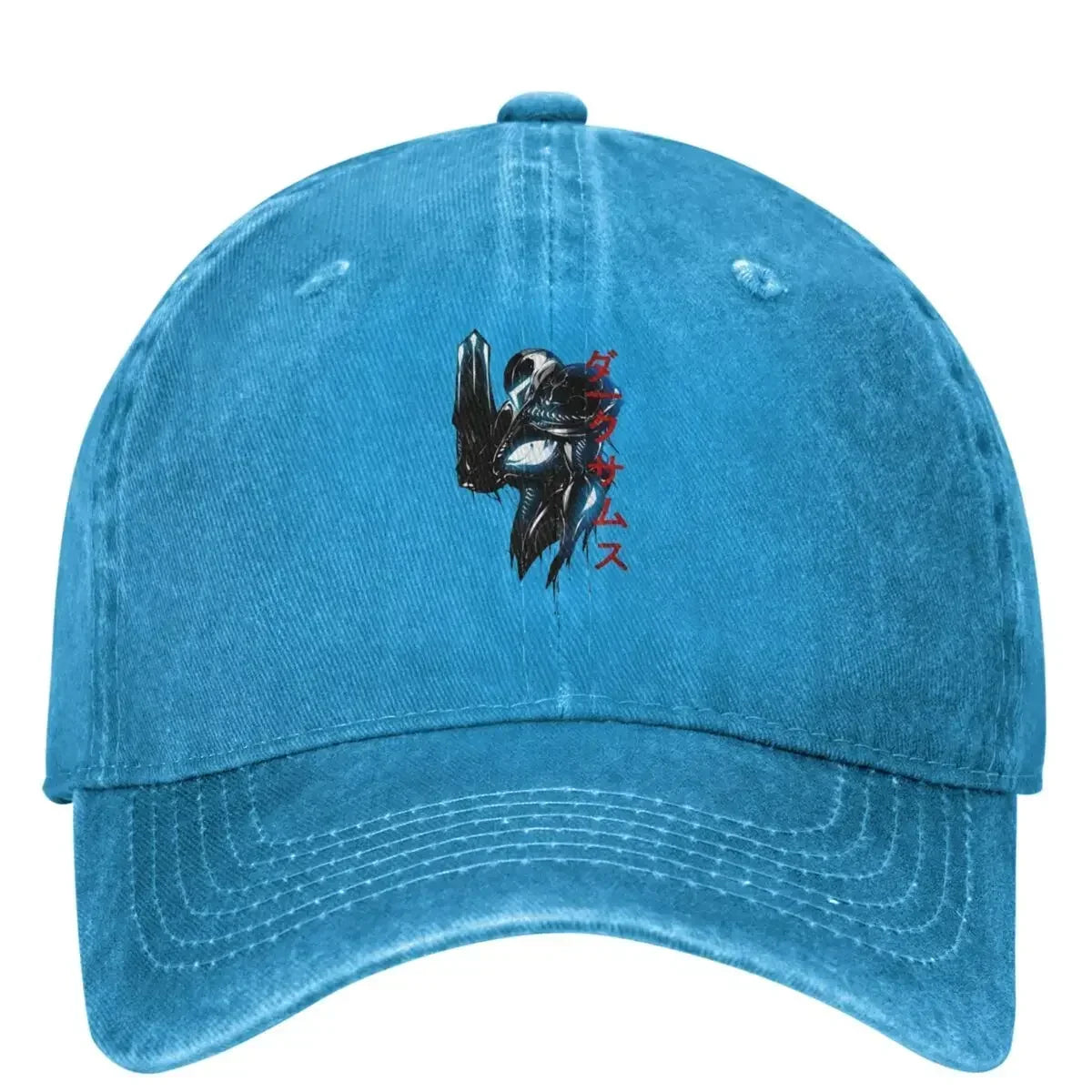 Metroid Dark Samus Washed Baseball Cap