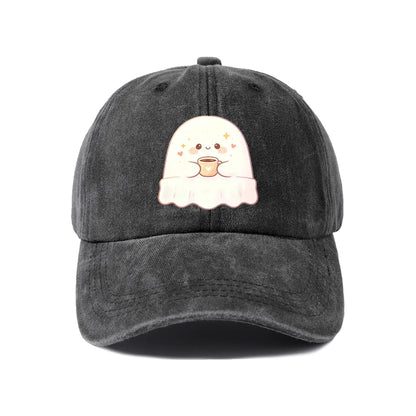 Cute Duck Ghost Graphic Baseball Cap