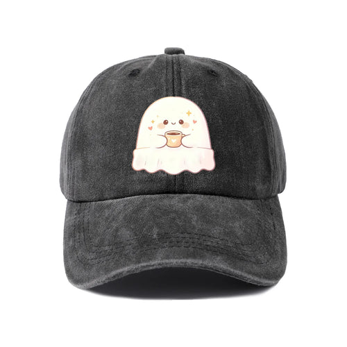 Cute Duck Ghost Graphic Baseball Cap