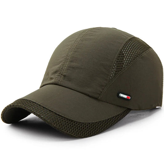 Quick-Dry Baseball Cap Moisture-Wicking Sun Hat