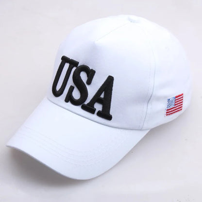 USA Flag Embroidered Baseball Caps, Men Women Outdoor Sports Event Casual Baseball Caps
