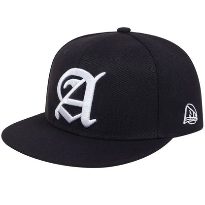 Unisex Personality A Letter Embroidery Hip-hop Hats Snapback Caps Baseball Caps Sunscreen Hat