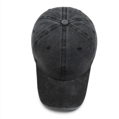 New Unisex Cap Plain Color Washed Cotton