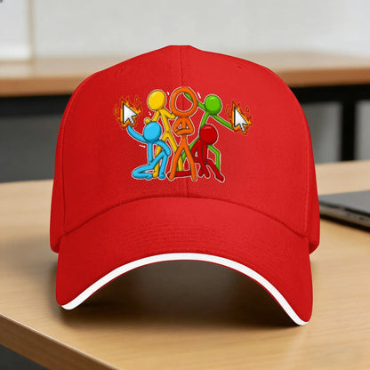 Baseball Cap Alan Becker Gaming Figting Kpop Rock