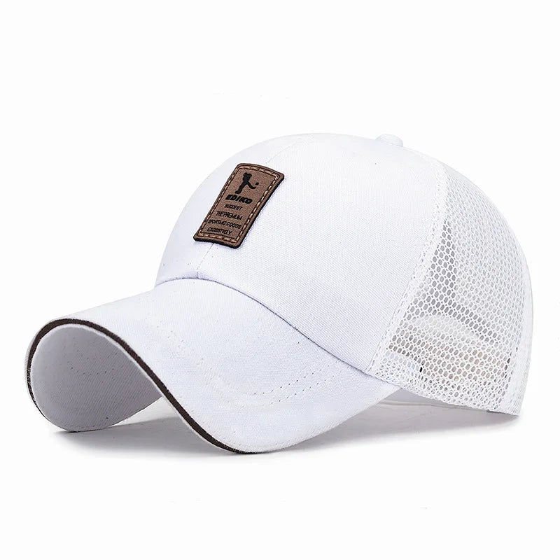 Unisex Casual Plain Mesh Baseball Cap Outdoor