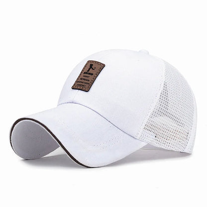 Unisex Casual Plain Mesh Baseball Cap Outdoor