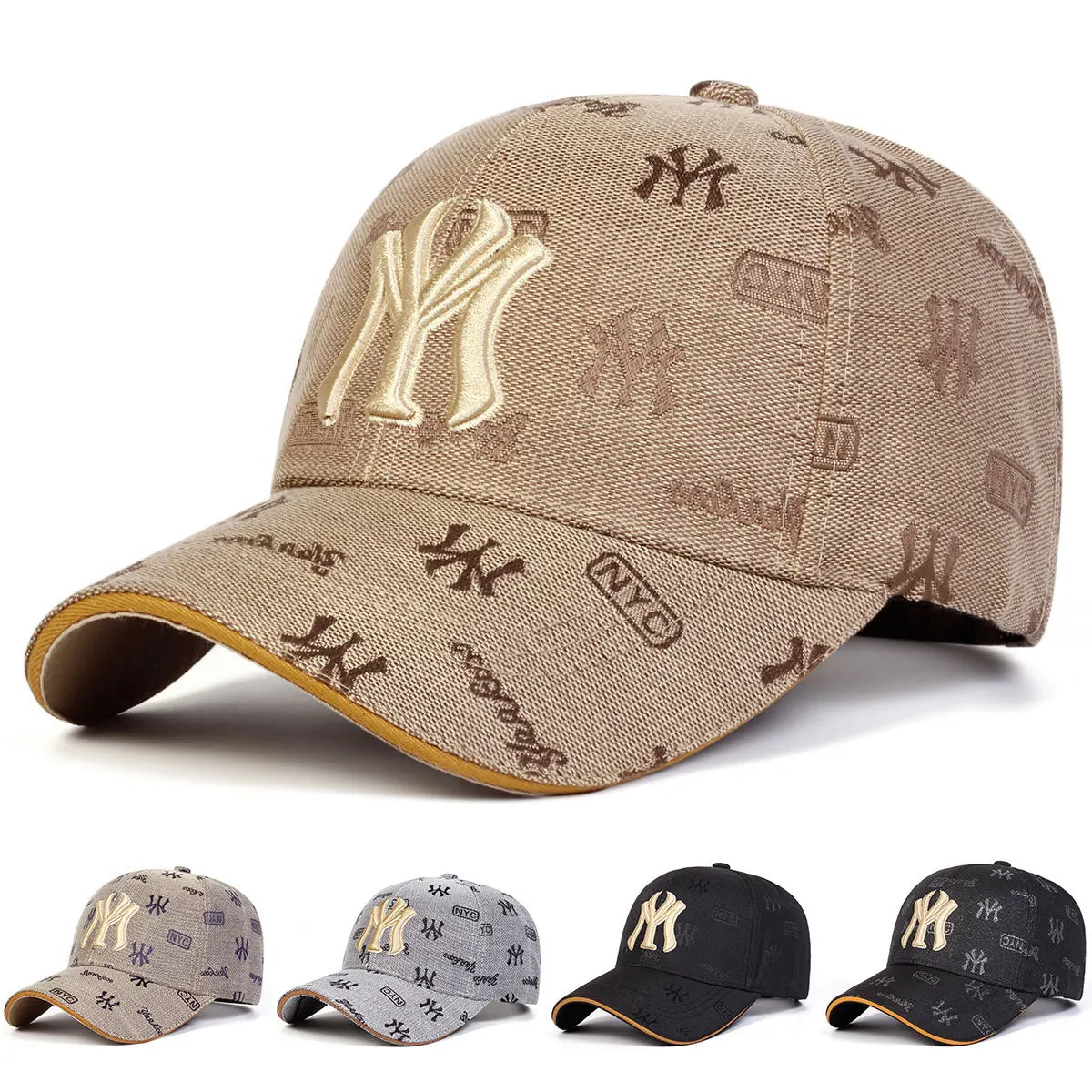Unisex MY Letter Embroidery Baseball Caps