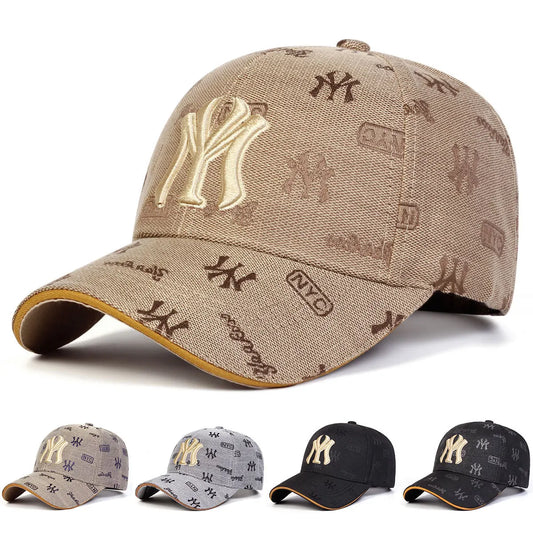 Unisex MY Letter Embroidery Baseball Caps