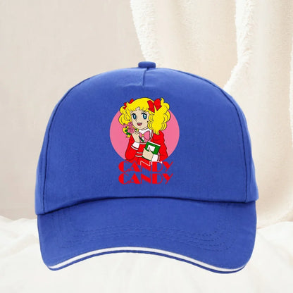 90s Kawaii Candy Candy Anime Summer Baseball Cap